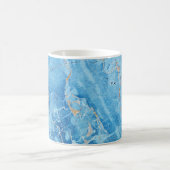 Mug Élégance du marbre : Surface texturée naturelle. (Centre)
