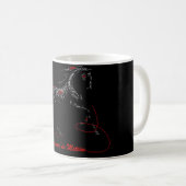 Mug Élégance en Mouvement Typographie de Cheval (Devant droit)