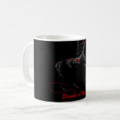 Mug Élégance en Mouvement Typographie de Cheval (Devant gauche)