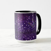 Mug Élégance Enchantante : Le papillon pourpre (Devant droit)
