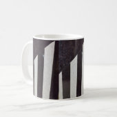 Mug Élégance exclusive à deux tons : Le design légenda (Devant gauche)
