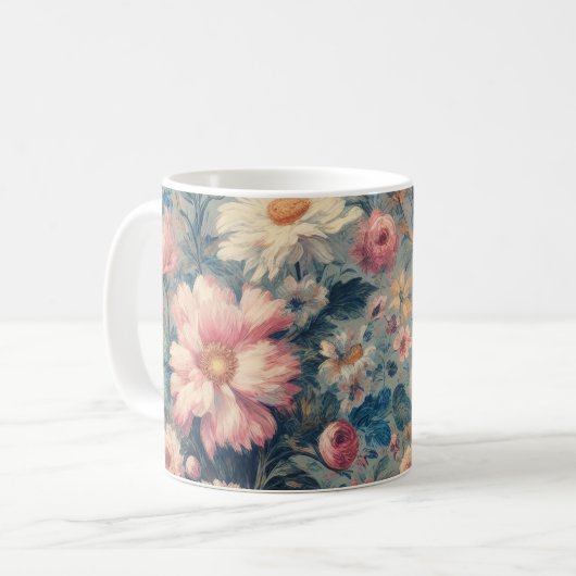 Mug Élégance florale (Devant gauche)