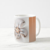 Mug Élégance florale Art Abstrait fractal moderne (Devant droit)