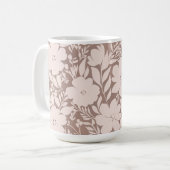 Mug Élégance Mocha Blossom (Devant gauche)