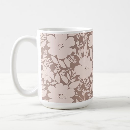 Mug Élégance Mocha Blossom (Gauche)