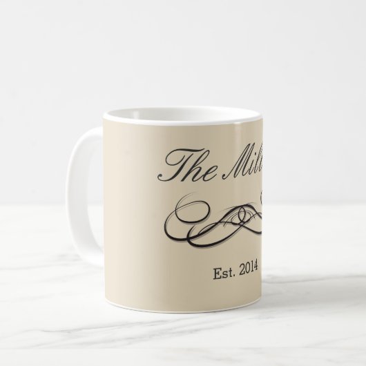 Mug Élégance moderne personnalisable (Devant gauche)