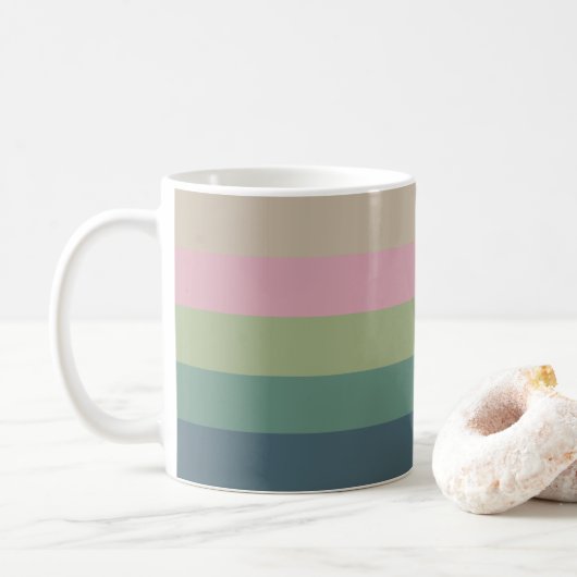 Mug Élégance Muted - Élégance Stylée (Avec donut)