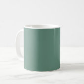 Mug Élégance Muted - Océan Turquoise (Devant gauche)