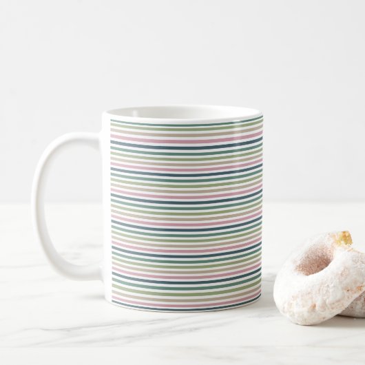 Mug Élégance Mutée - Très striée (Avec donut)