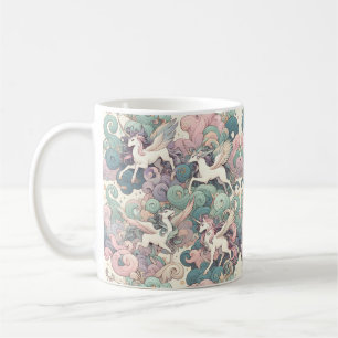 Mug Élégance mystique : Pastel Kirin Whispers