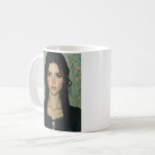 Mug Elégance rustique - Belle Portrait d'Art (Devant gauche)