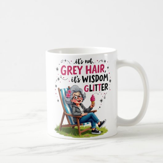 Mug Élégance Rustique Grand-mère (Droite)