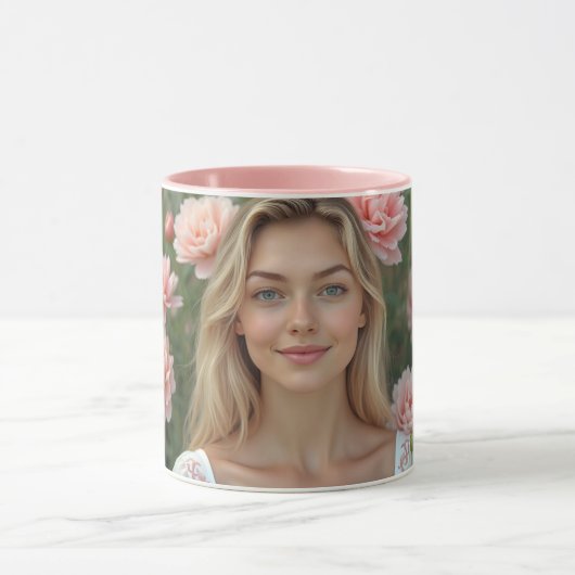 Mug Élégance sans fil au printemps (Centre)