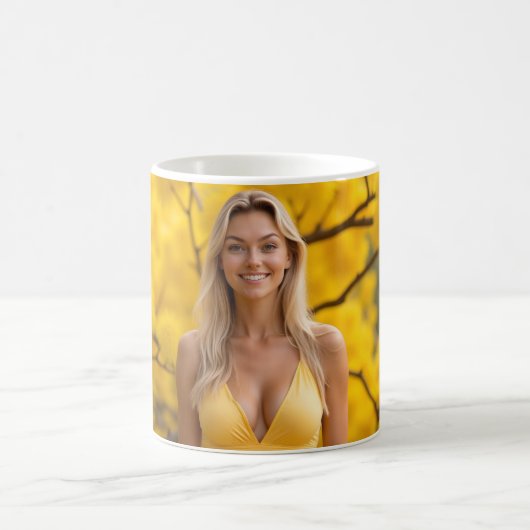 Mug Élégance sans fil au printemps (Centre)