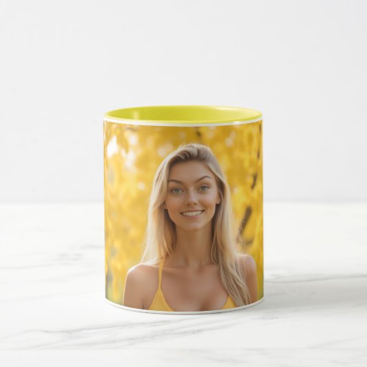 Mug Élégance sans fil au printemps (Centre)