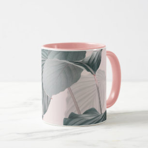 Mug Élégance tropicale au Pastel