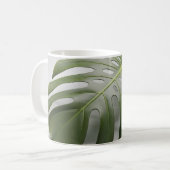 Mug Élégance tropicale : Feuille Monstera (Devant gauche)