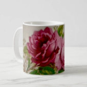 Mug Élégance vintage du Rose de chou