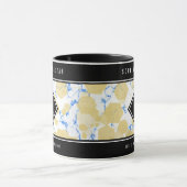 Mug Élégant 18ème anniversaire de Mariage de porcelain (Centre)