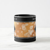 Mug Élégant 22e anniversaire de Mariage de cuivre (Centre)