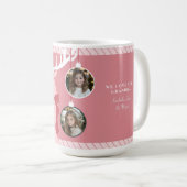 Mug Élégant 3 photos Noël (Devant droit)