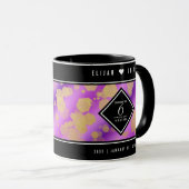 Mug Élégant 6ème anniversaire de Mariage d'Améthyste (Devant droit)
