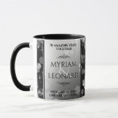 Mug Élégant 70e anniversaire de Mariage Platinum (Gauche)