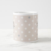 Mug Élégant à Monogramme et Points – Cadeau Person (Devant)