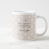 Mug Élégant à Monogramme et Points – Cadeau Person (Droite)