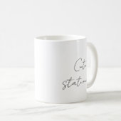Mug Élégant à motif de flûte (Devant droit)