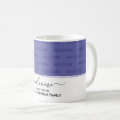 Mug Elégant accueil personnalisé chez nous (Devant droit)
