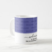 Mug Elégant accueil personnalisé chez nous (Devant gauche)