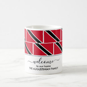 Mug Élégant accueil personnalisé TRINIDAD DRAPEAU