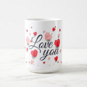 Mug Élégant Aimez-vous pour la Saint-Valentin (Centre)