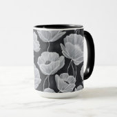 Mug Elegant and Whimsical Poppies (Devant droit)