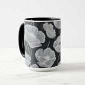 Mug Elegant and Whimsical Poppies (Devant gauche)