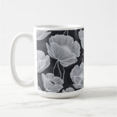 Mug Elegant and Whimsical Poppies (Gauche)