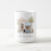 Mug Élégant aquarelle elle a dit oui fleurs roses Brid (Centre)
