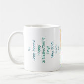 Mug Elégant Art Moderne Chic Grandma Extraordinaire (Gauche)
