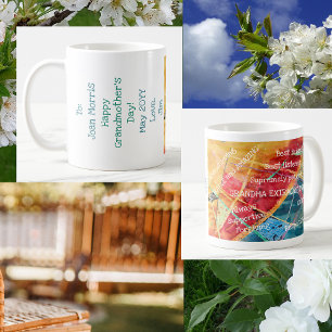 Mug Elégant Art Moderne Chic Grandma Extraordinaire