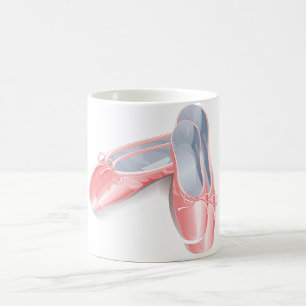 Mug Élégant Ballet Rose Appartements mignonette Fille