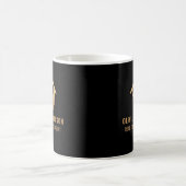 Mug Elegant Black & Gold Realtor Broker Business Logo (Centre)