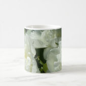 Mug Elégant blanc peony floral blanc photo (Centre)