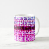 Mug Elégant bleu rose Rhinestones perles (Devant droit)