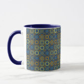 Mug Elegant blue& white Moroccan  pattern  (Gauche)