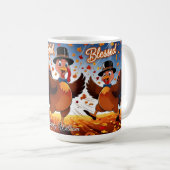 Mug Elégant Bon thanksgiving Turquie (Devant droit)