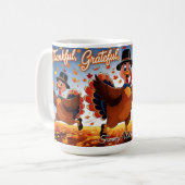 Mug Elégant Bon thanksgiving Turquie (Devant gauche)
