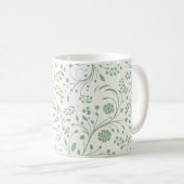 Mug Elegant Botanical Floral Pattern – Minimal Nature  (Devant droit)