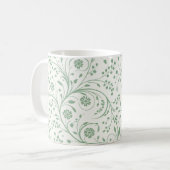 Mug Elegant Botanical Floral Pattern – Minimal Nature  (Devant gauche)