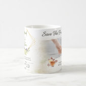 Mug Elegant Botanical Wedding Invitation (Centre)